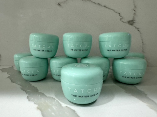 Tatcha The Water Cream Moisturizer 0.34 oz / 10mL each Sample Size 10 Jars