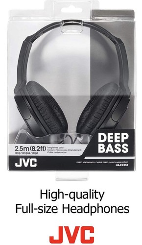 JVC Full Sized Over Ear Headband Over Ear Full Size Headband Black (HARX330) - Picture 6 of 6