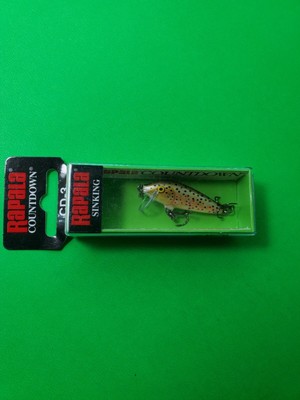 Appât Rapala Countdown CD03/FT – Coule, Leurre Plongeant Pour Saumon, 3cm, Neuf