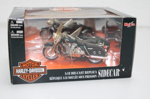 Maisto 1:18 Harley-Davidson Replica Sidecar 2001 FLHRC ROAD King Class IMBALLO ORIGINALE (W248)
