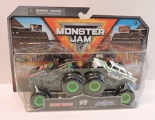 2023 MONSTER JAM TRUCKS 1:64 DOUBLES PACK - GRAVE DIGGER vs AVENGER