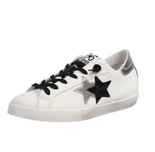 2star One Star - Sneakers In Pelle Bianco - Taglia 37 Scarpe Donna Sneakers