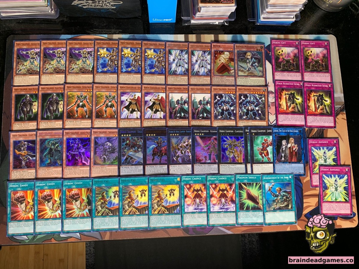 yugioh heroic deck YU-GI-OH! TCG: Hero Strike Structure Deck, Blue, White and Yellow, 4 inches x 7 inches x 1.25 inches From the 2012 Collectors Tins set I started playing this game
