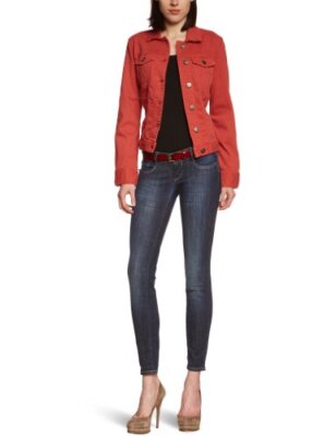 Jacke Jeansjacke Damen von Eddie Bauer Rotbraun XS und S NEU