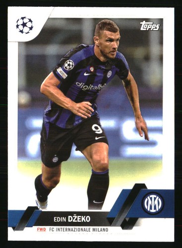 Edin Džeko 2022-23 Topps UEFA Club Competitions #192 SOCCER Card