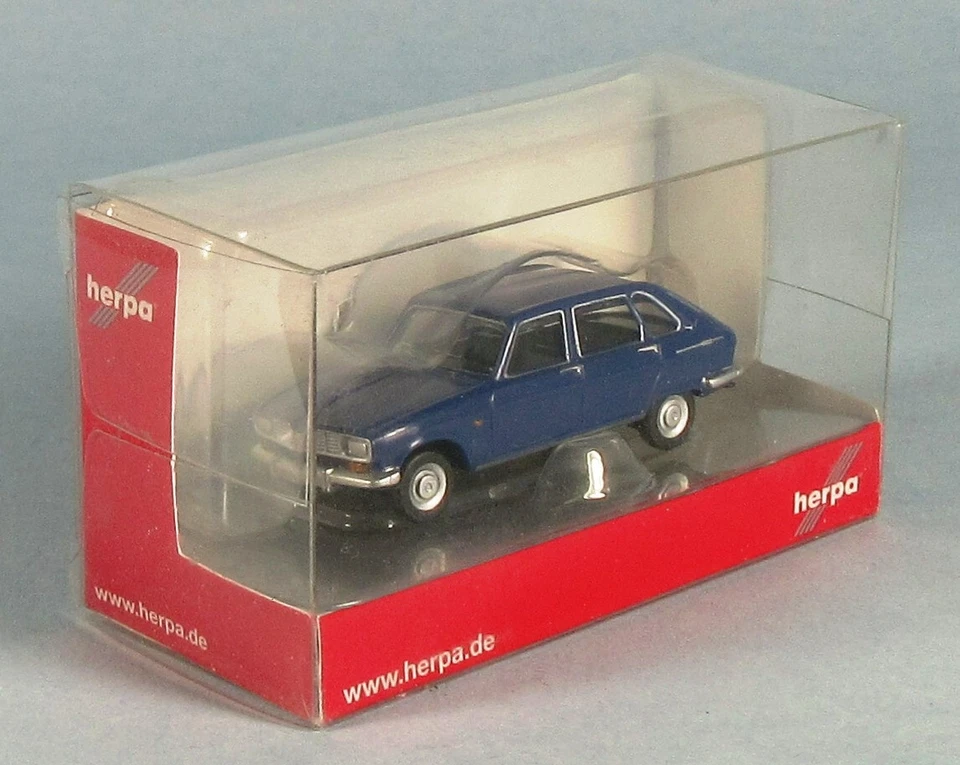 Modelo plástico HERPA Renault R16 (azul) escala 1/87 HO NUEVO, ¡ULTRA RARO! ¡Bonito! Foto 2 de 4