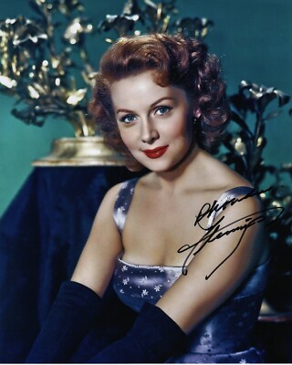 RHONDA FLEMING   - original signiertes Großfoto 20 x 25 cm Autogramm signed