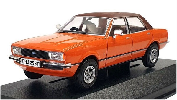 Ford Cortina Mkiv 2.0 Ghia Signal Orange 1976 Vanguards VA11915 1/43 MK4-image