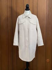 Vince Brushed Wool Shirt Coat Size M Retail For $795