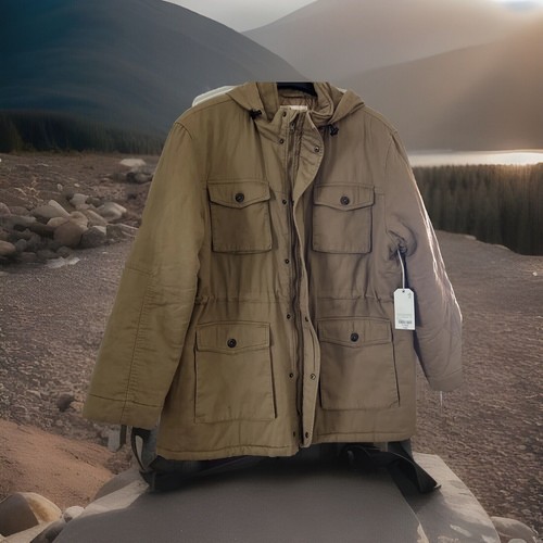 Parka Mutual Weave para hombre con capucha XL $160 - Imagen 7 de 10