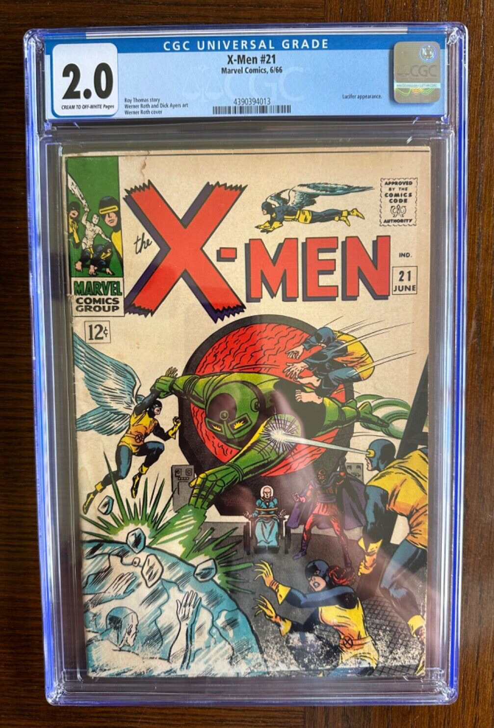 Uncanny X-Men #21 💥 CGC 2.0💥 Roy Thomas & Werner Roth