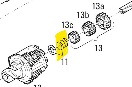 Original Druckfeder Ø0,65XØ15X17 für Sachs/Sram S7 Getriebenaben 00 0391 004 003 - Bild 2 von 7