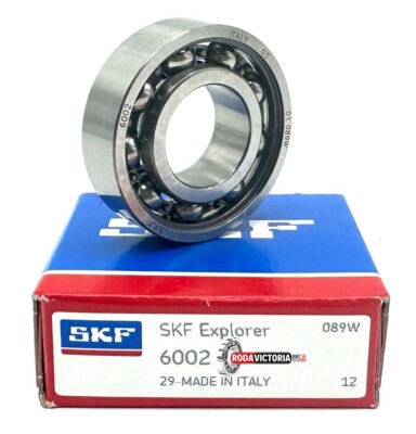 SKF 6002  DEEP GROOVE BALL BEARING, OPEN TYPE, NO SEALS 15x32x9 mm