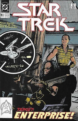 Star Trek Comic 3 Cover A First Print Copper Age 1989 Peter David James W Fry DC