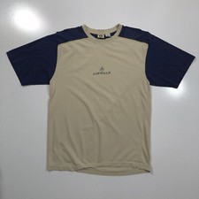 T-shirt AIR-WALK adulto blu medio panna stampa grafica incantevole vintage