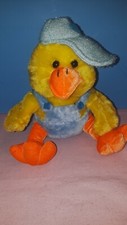 Royal Plush Toys Yellow Duck/Chick Plush 10" Sitting Stuffed Toy w/ Sparkle Cap