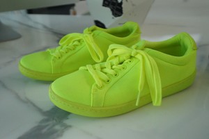 zara neon sneakers
