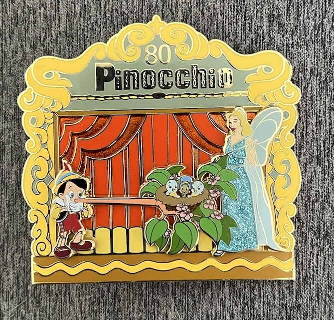 DISNEY DEC PINOCCHIO JIMINY AND BLUE FAIRY 80TH ANNIVERSARY LE 250