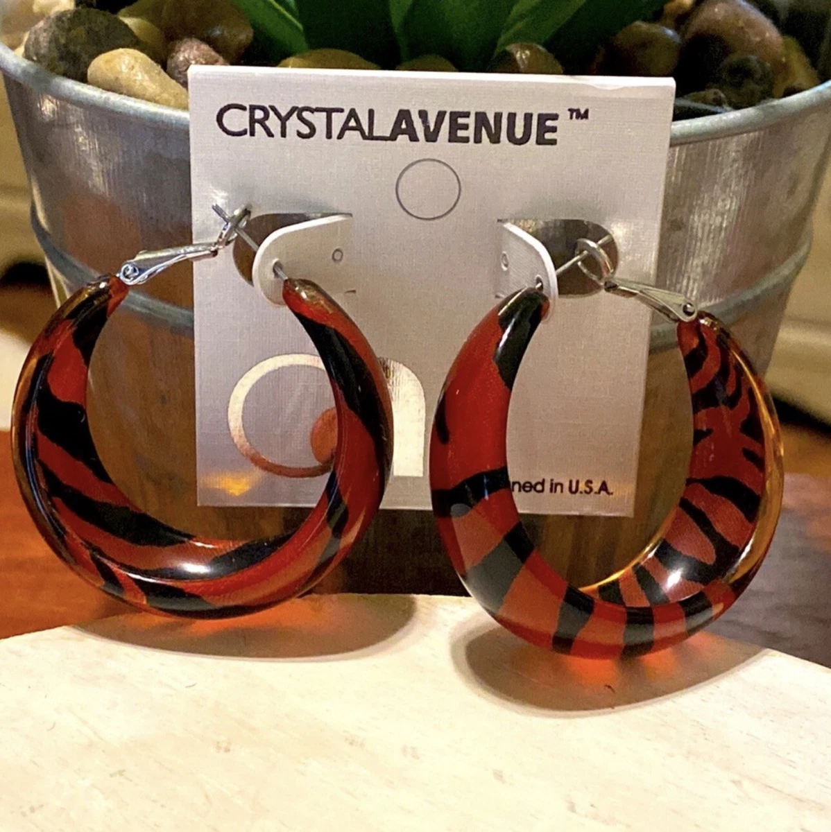 Crystal Avenue Hoop Earrings eBay