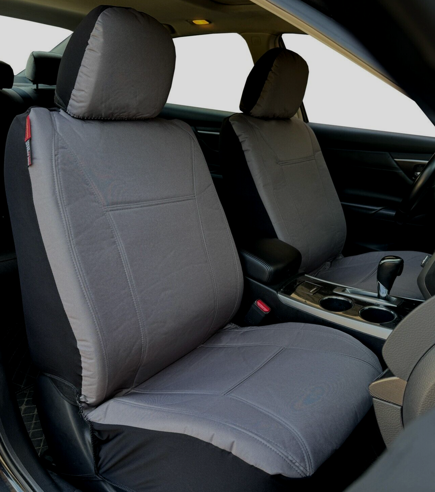 Grey Canvas Seat Covers Front Pair For TOYOTA RAV4 SE XLE 20132018 eBay