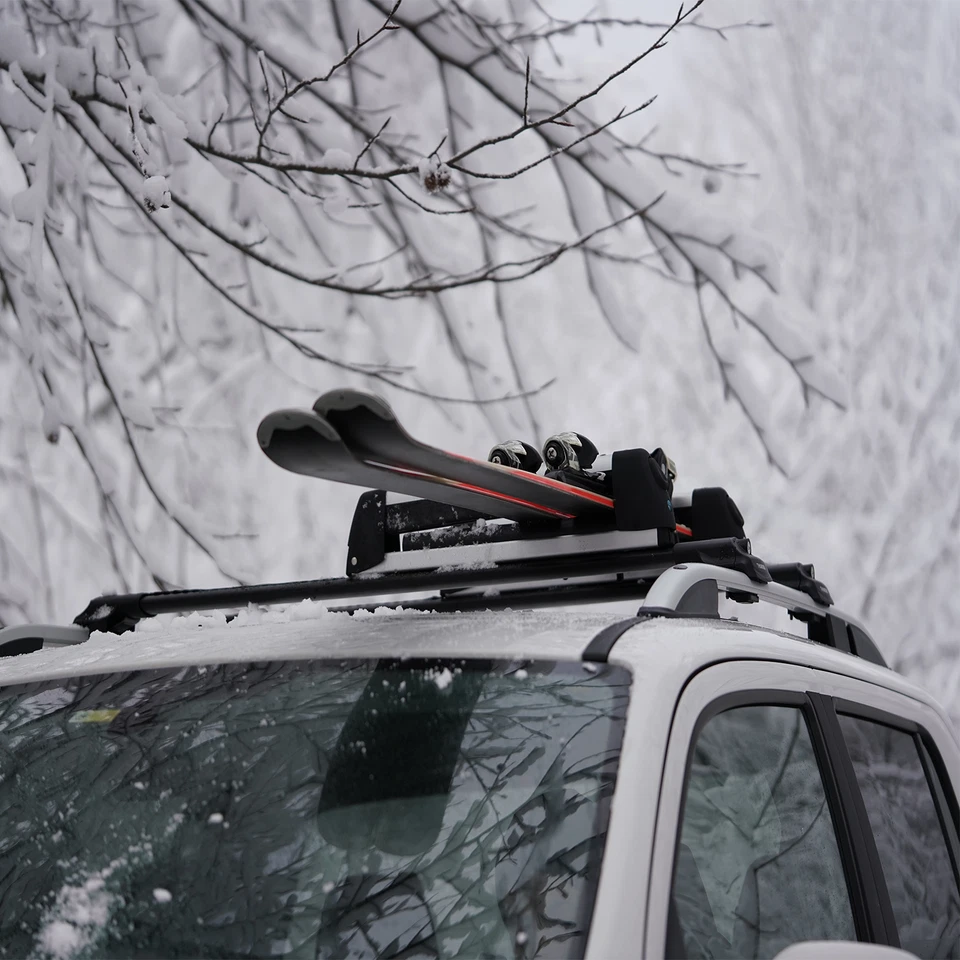 For Mercedes M Class ML 1998 2005 Gray Top Cross Bars Roof Racks Carrier Foto 3 de 4