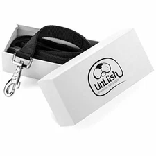 UNLIISH LED LIGHTED DOG LEASH - USB RECHARGEABLE - 4 FEET LONG - BLUE LED