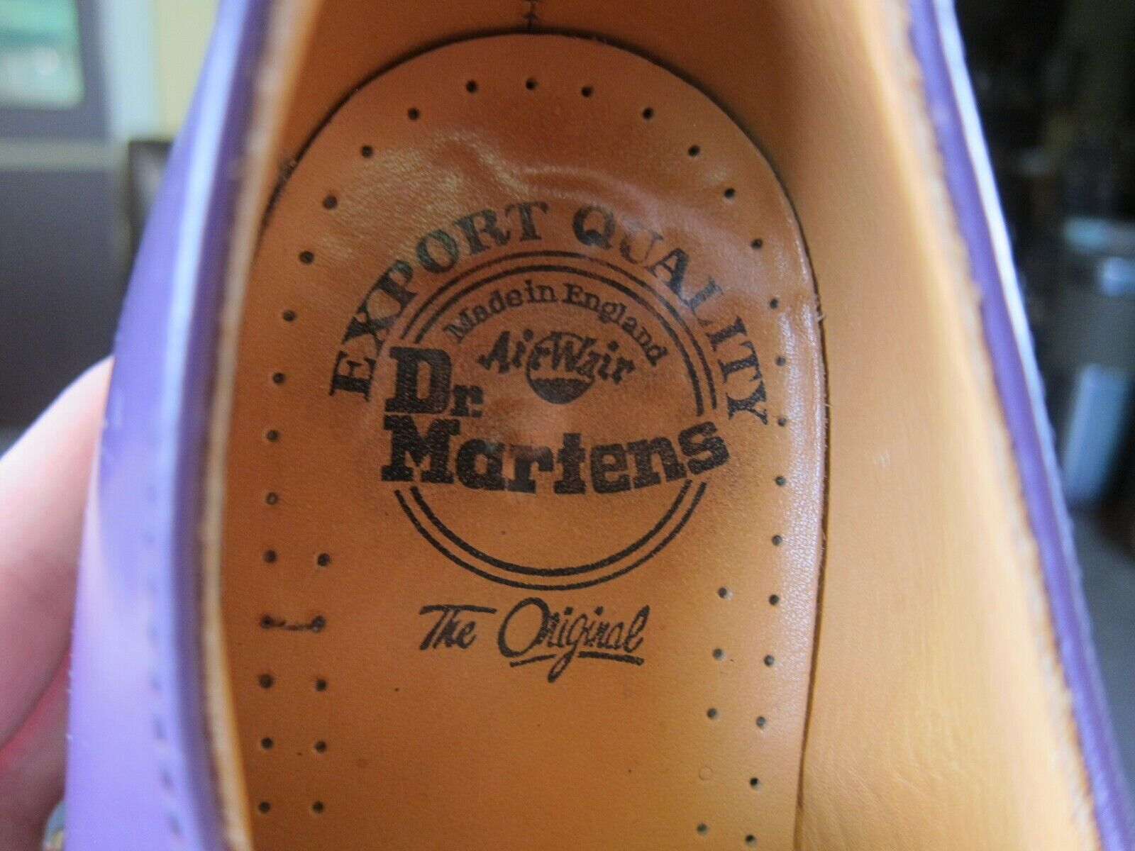 Wow! Vintage made in England purple Doc Martens s… - image 2