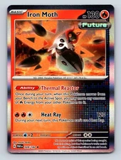 Iron Moth HP 130 Thermal Reactor Heat Ray Rarity Red Card Pokémon