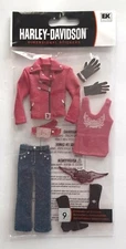 Harley Davidson PINK CLOTHING HDPL14 Boots Jacket Wings EK Success Jolee NEW HTF
