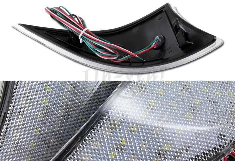 Luz de freno de parada de parachoques lente trasera transparente LED IS350 IS-F 2014-2020 para Lexus IS250 IS350 Foto 3 de 3