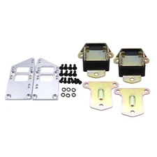 For SBC Vehicle to LS Engine-Black Car Polyurethane Motor Engine Mounts Bracket