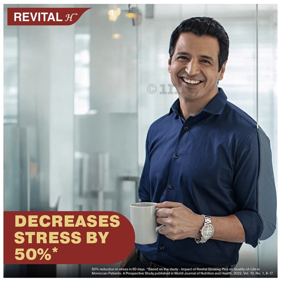 Multivitamínico Revital H Men con calcio, zinc y ginseng (36 cápsulas) Foto 4 de 4