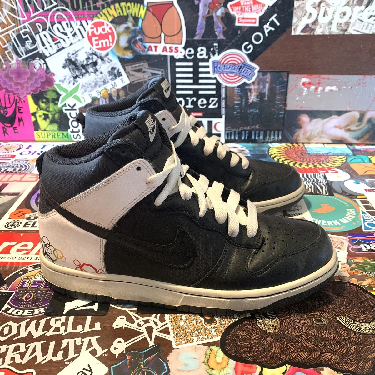 Nike Dunk High Black - 318676-001 W for sale | eBay