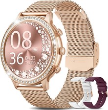 Smartwatch Mujer Hombre con Función Teléfono Reloj de Pulsera para iPhone Samsung Huawei