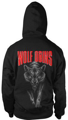 WOLF ODINS Herren Hoodie | Vikings | Ragnar | Odin | Valhalla | Walhalla | Pulli