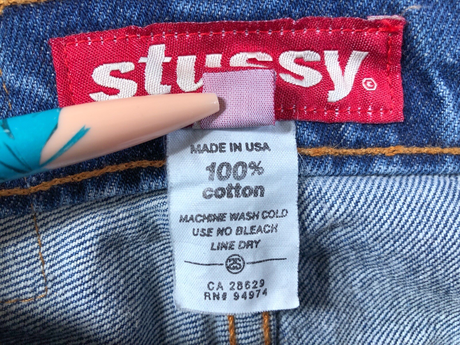 90s Vintage Stussy Big Ol