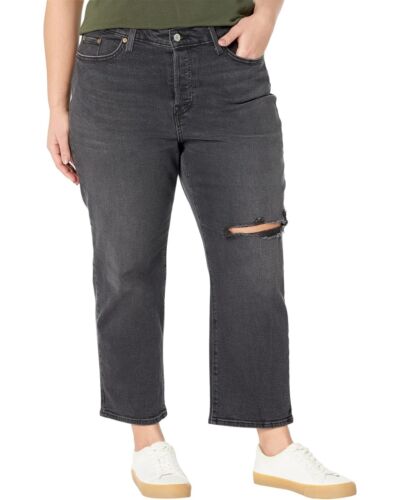 Levi's NWT Women's Black WEDGIE Straight Cut & Dry Jeans, Size 16W - Picture 2 of 5