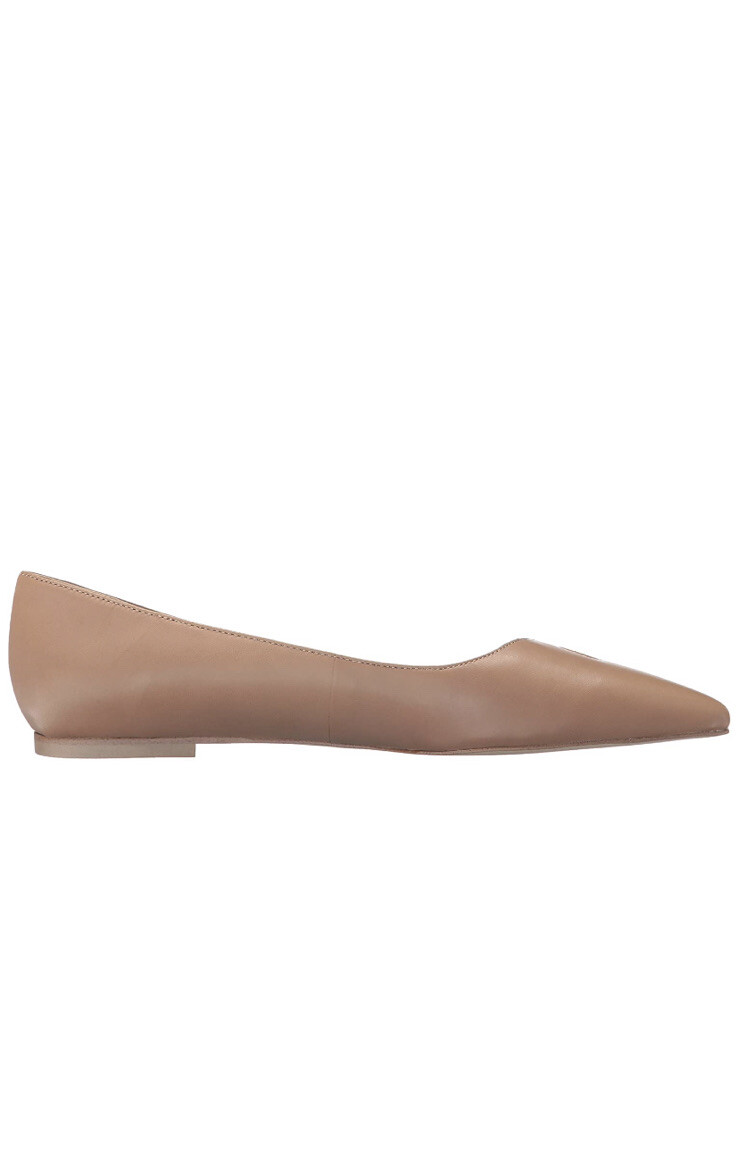 Sam Edelman Tan Leather Pointy Toe Ruby Flats Siz… - image 2