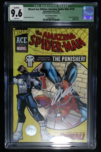 The Amazing Spider-Man #129 Wizard Ace CGC 9.6 signed by Humberto Ramos