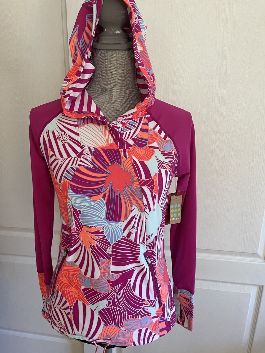 TITLE NINE WOMENS XS/S SUNBUSTER HOODIE, New,original Price