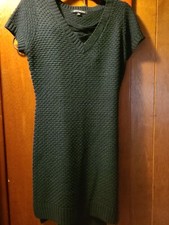 black sweater dress large