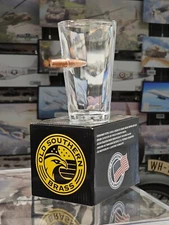 U.S. American Old Southern Brass Glass made with Solid Copper Bullett - NEW!