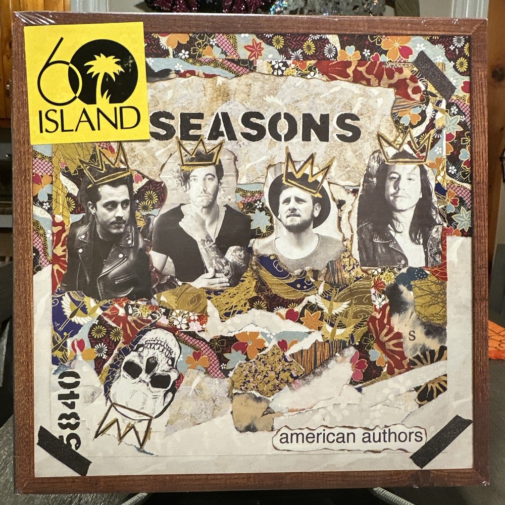 American Authors - Seasons LP on Black Vinyl SEALED with Hype Sticker READ