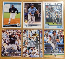 Tampa Bay Devil Rays Baseball Team Lot of 15 cards Arozarena Crawford Huff Stars