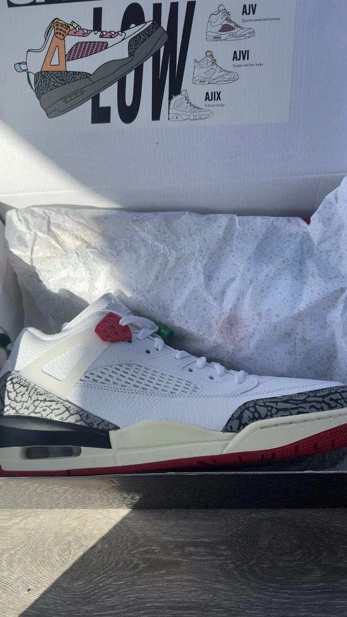 Jordan Spizike Low SE "Do The Right Thing" Elephant Print Color Way Größe 13