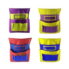 Pocket Chart Container Pouch Parts Easy to Assemble Capacious with Student Name