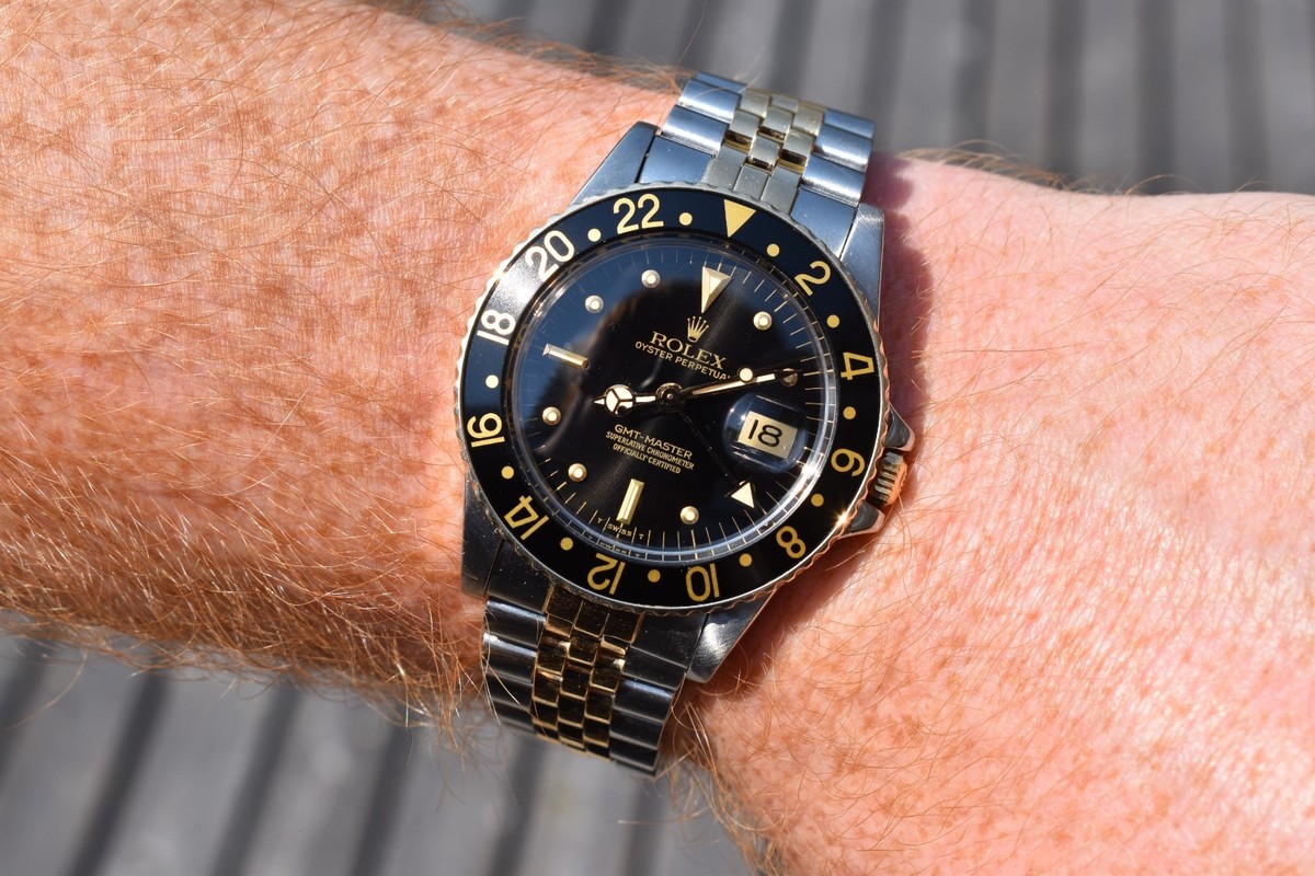 1982 Rolex GMT-Master Nipple Dial Tone Jubilee Bracelet 16753