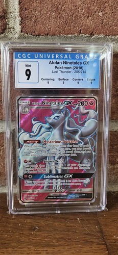Alolan Ninetales-GX graded CGC 9 for sale on eBay