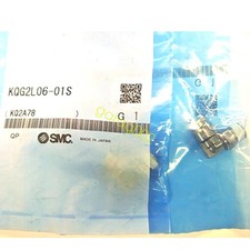 SMC KQG2L06-01S Push-In to Push-In Straight Tubing Fitting New