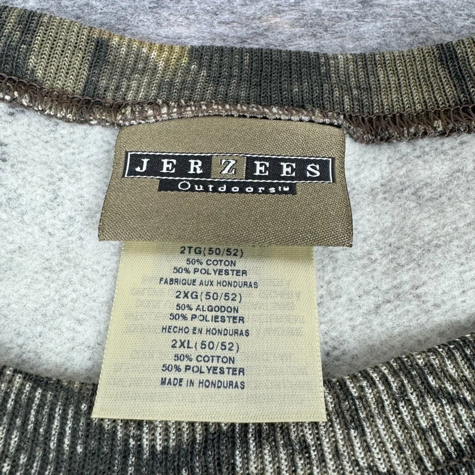 Sudadera De Colección Jerzees Exterior Roble Mossy Break Up Camuflaje Para Hombres 2XL XXL Foto 3 de 4
